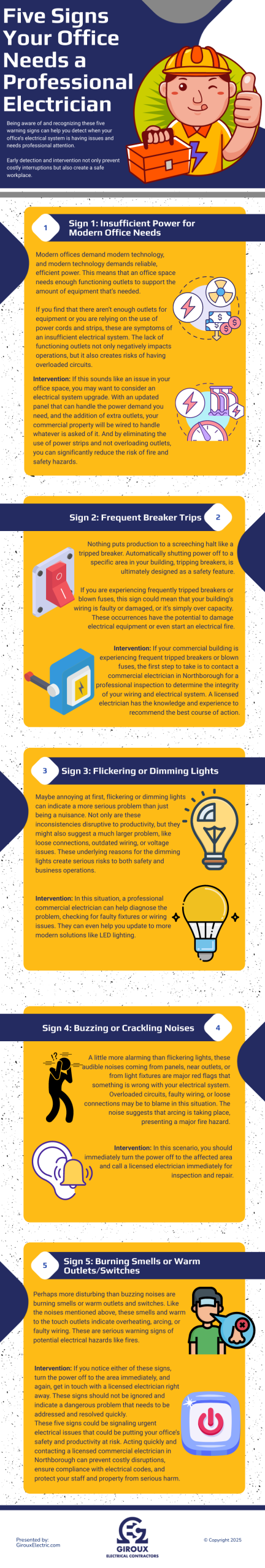 Protect Your Office and Staff: 5 Signs You Need a Commercial Electrician Protect Your Office and Staff: 5 Signs You Need a Commercial Electrician