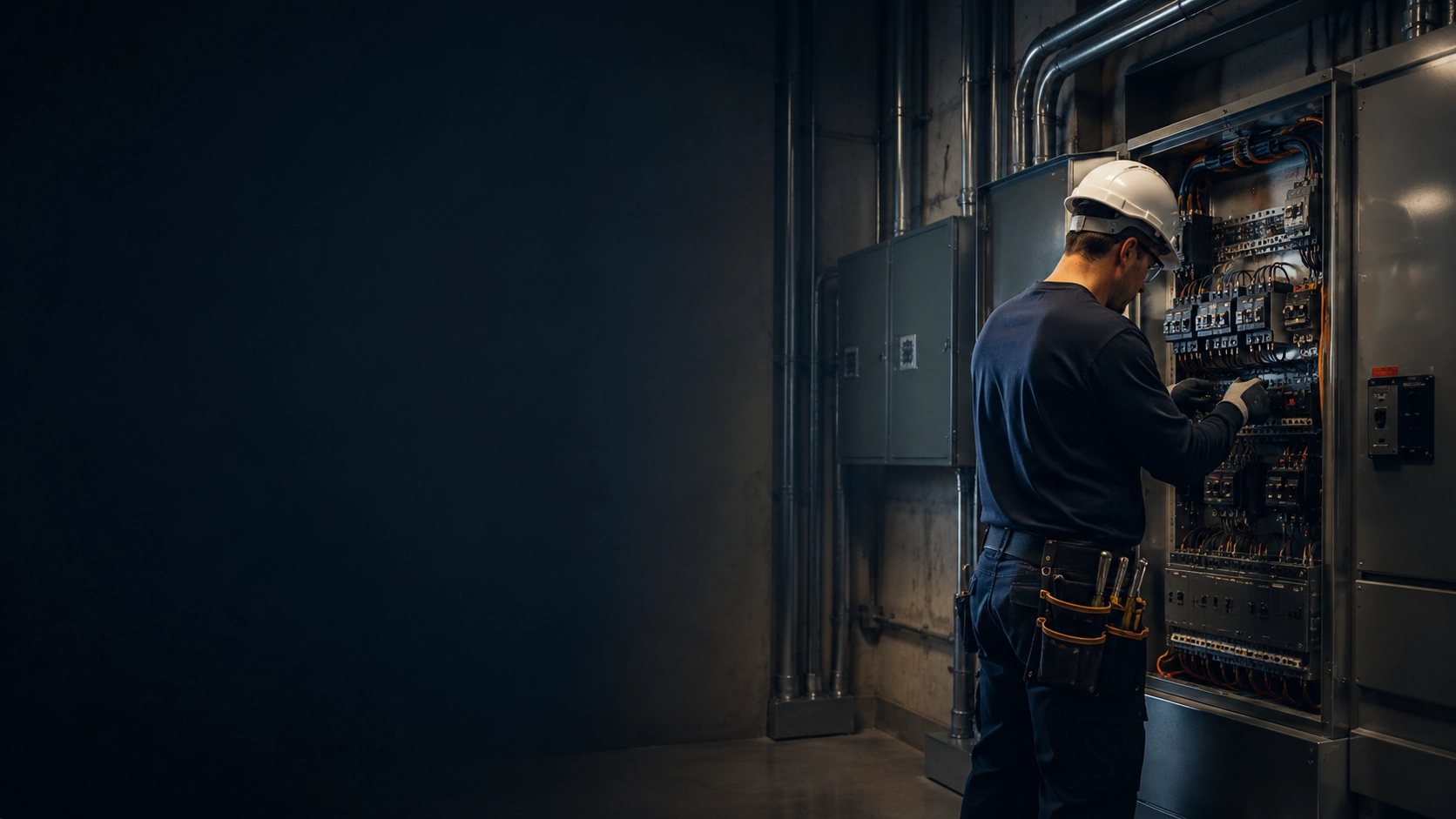Professional commercial electrician providing electrical services for Massachusetts businesses
