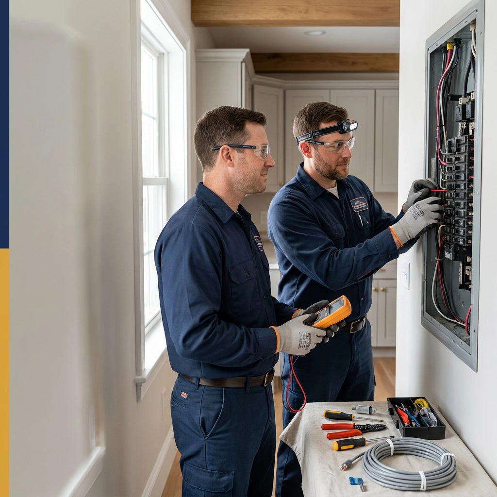 Professional electrical service by Giroux Electrical Contractors